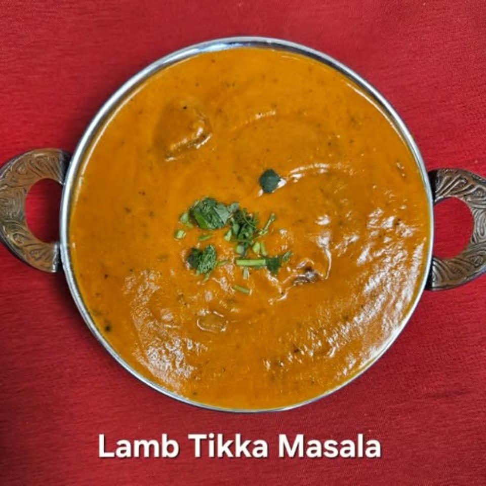 Lamb Tikka Masala.