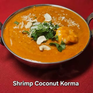 Shrimp Coconut Korma