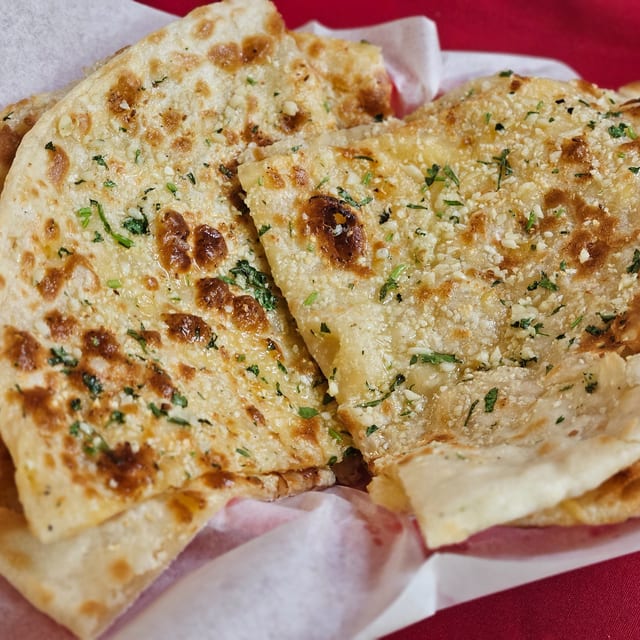 Garlic Cheese Naan.