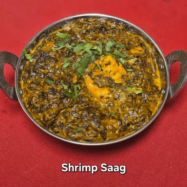 Shrimp Saag.