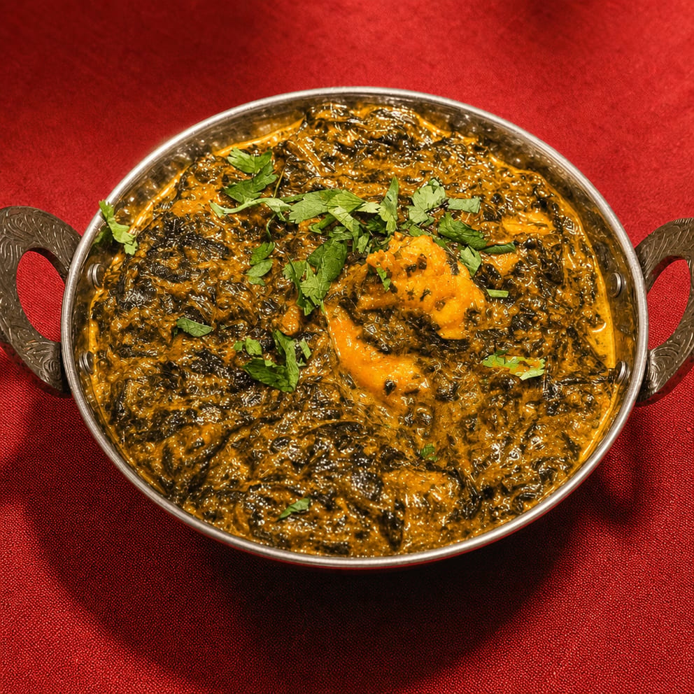 Shrimp Saag.