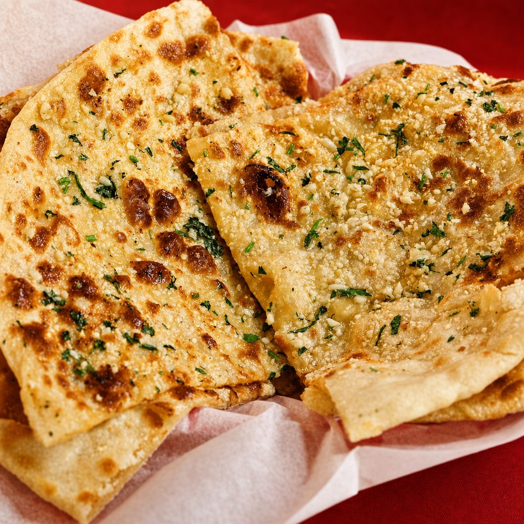 Garlic Cheese Naan.