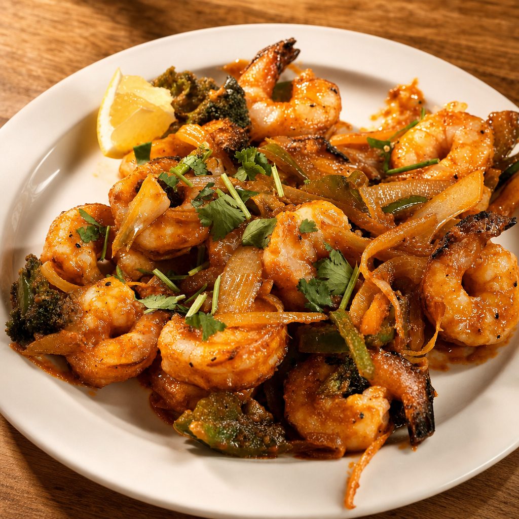 Tandoori Shrimp.