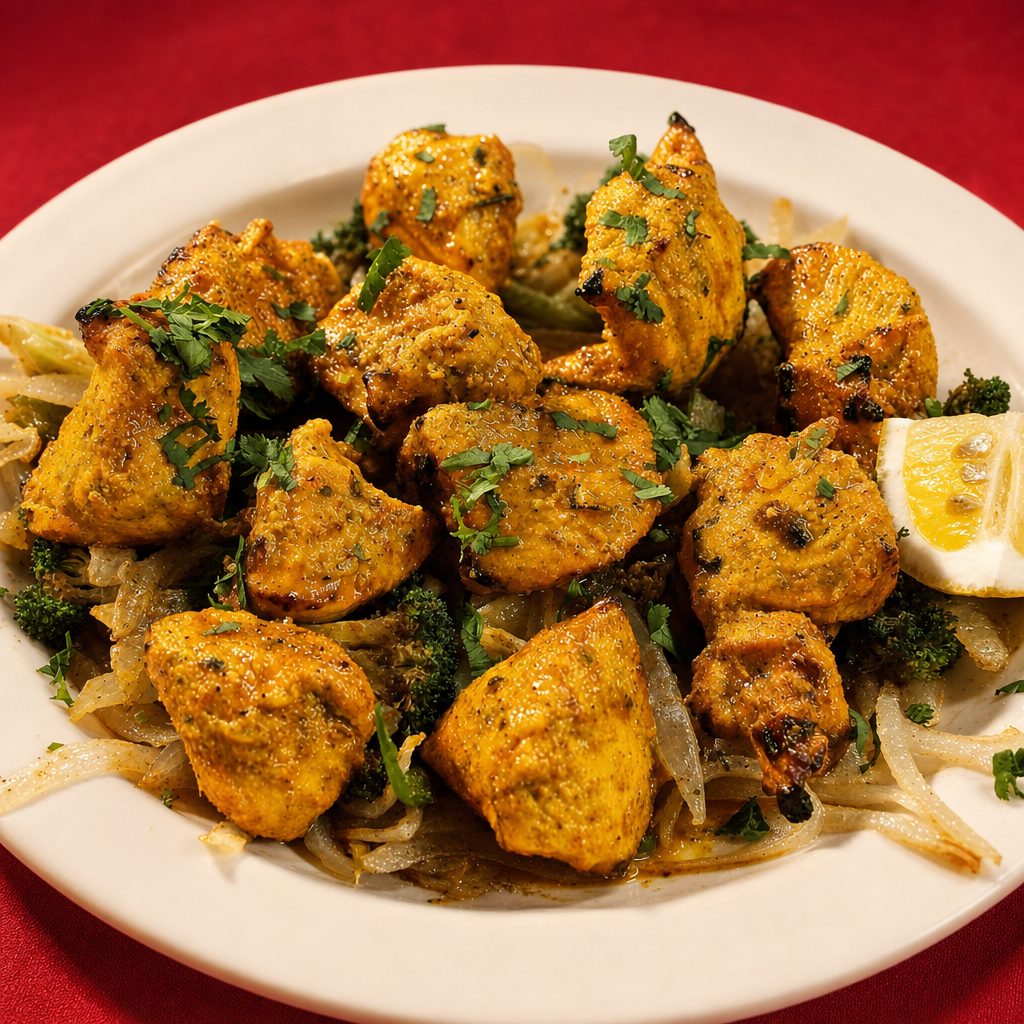 Grilled Chicken Tikka.