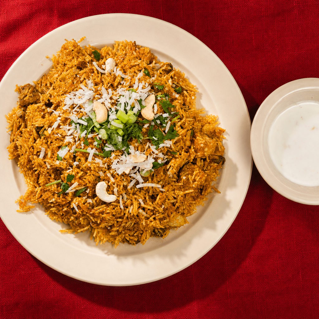 Lamb Biryani.
