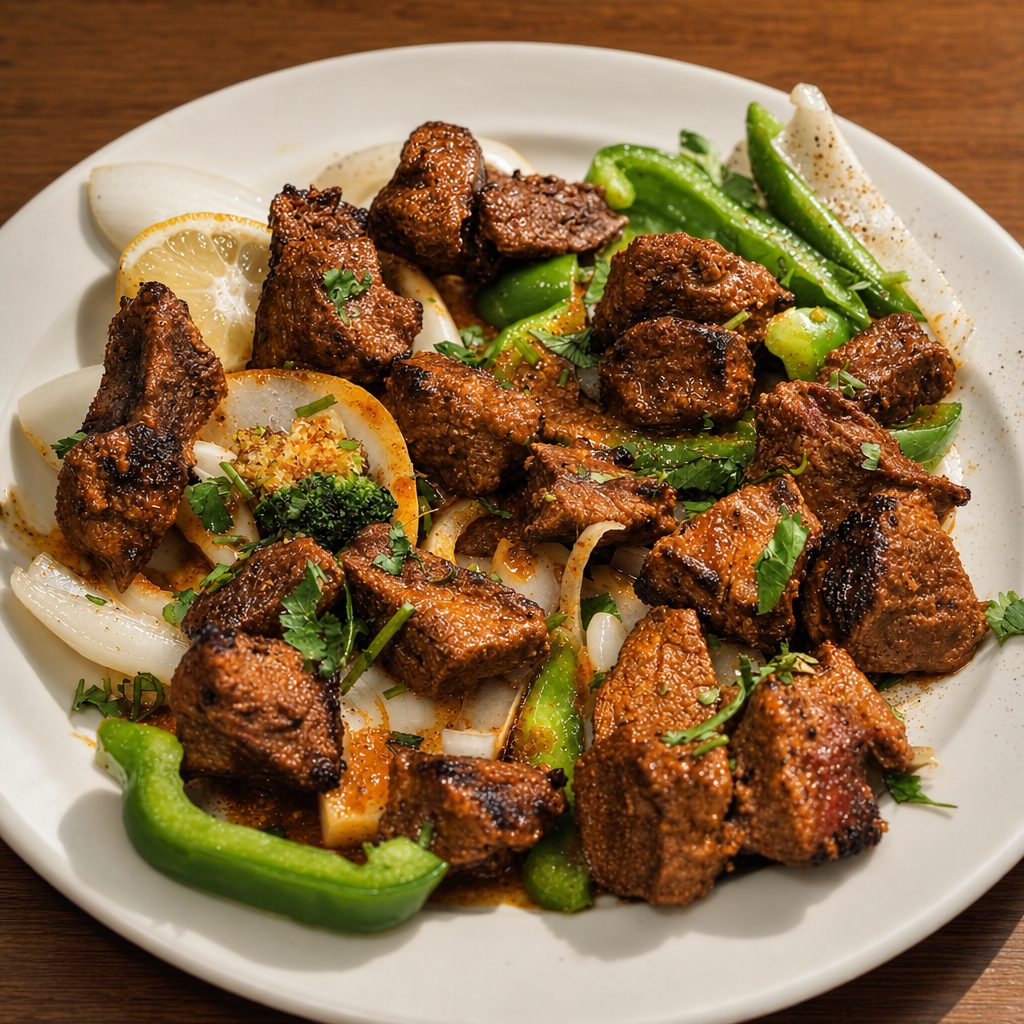 Lamb Boti Kebab.